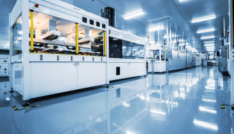 Průmyslová automatizace a výrobní technologie v provozu